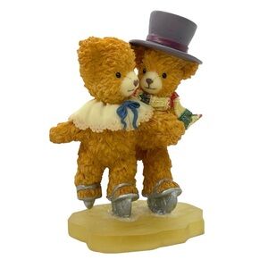 Bainbridge Bears Christmas Henry & Polly Ice Dancers Teddy Bear Figurines